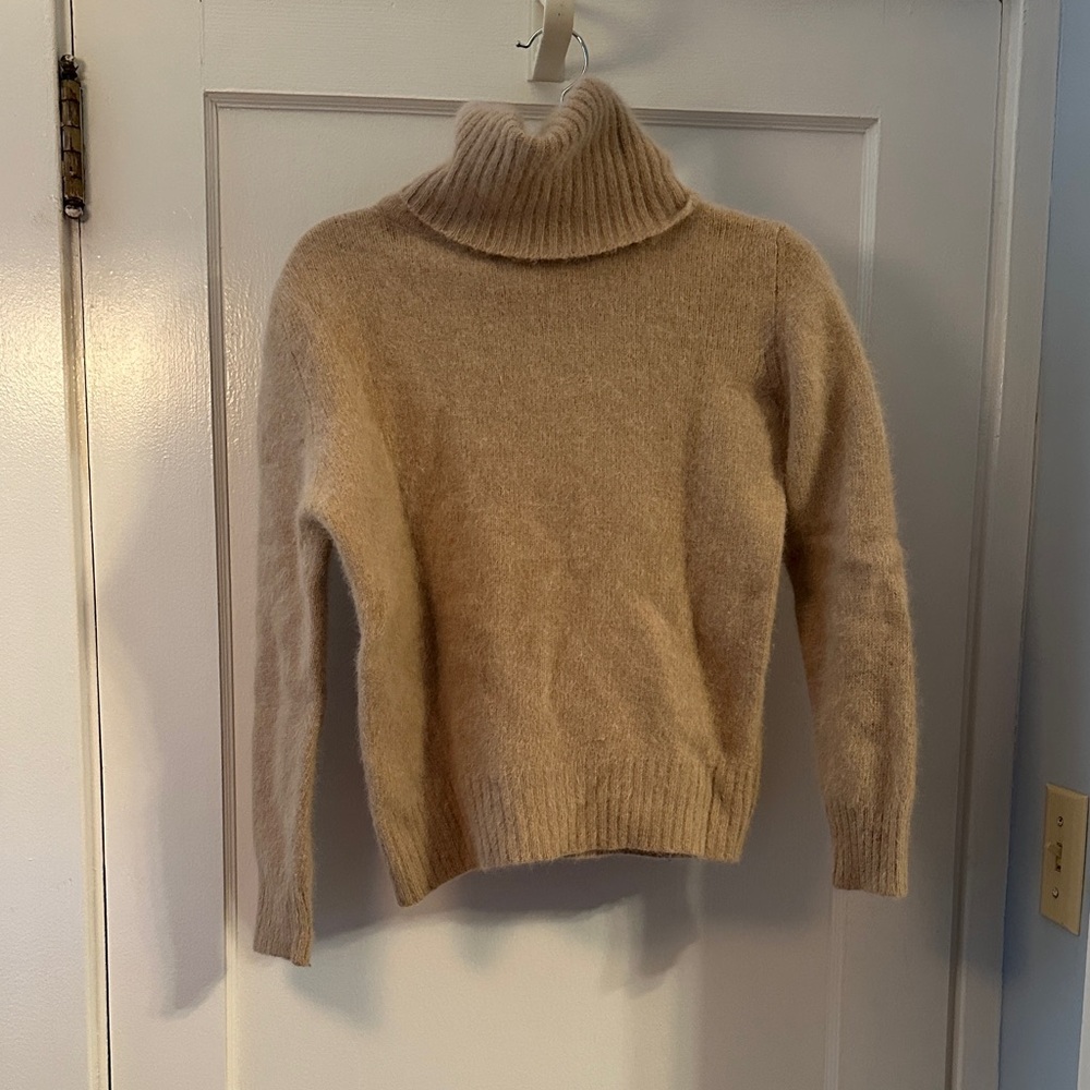 Vintage Strawbridge & Clothier Grandmacore Wool & Angora Rabbit Turtleneck Large